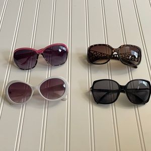 Four different sunglasses